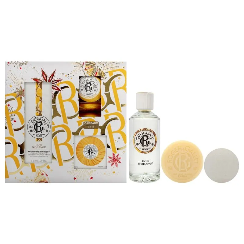 Conjunto de presente Roger & Gallet Bois D'Orange unissex de 5 peças