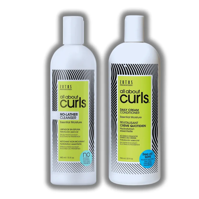 Limpador E Condicionador Sem Couro Zotos All About Curls