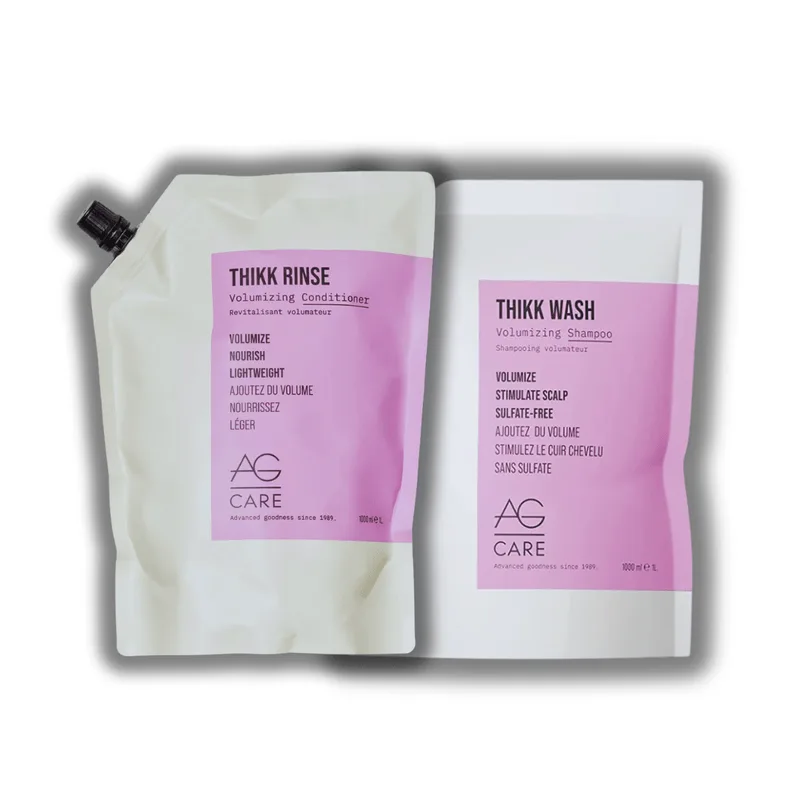 Shampoo E Condicionador Ag Care Thikk Wash Volumizing 960ml
