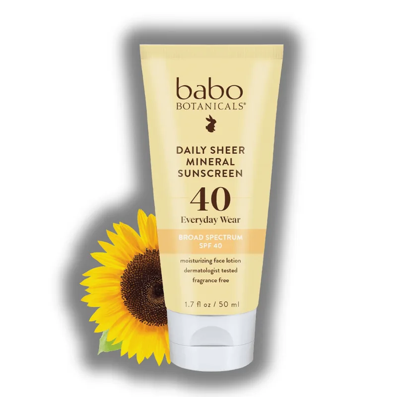 Loção Protetora Solar Babo Botanicals Daily Sheer Spf 40 50ml