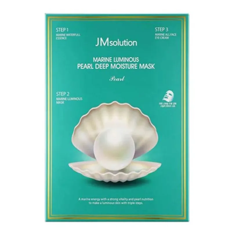 Conjunto De Máscaras Jmsolution Marine Luminous Pearl Moisture 10 Folhas