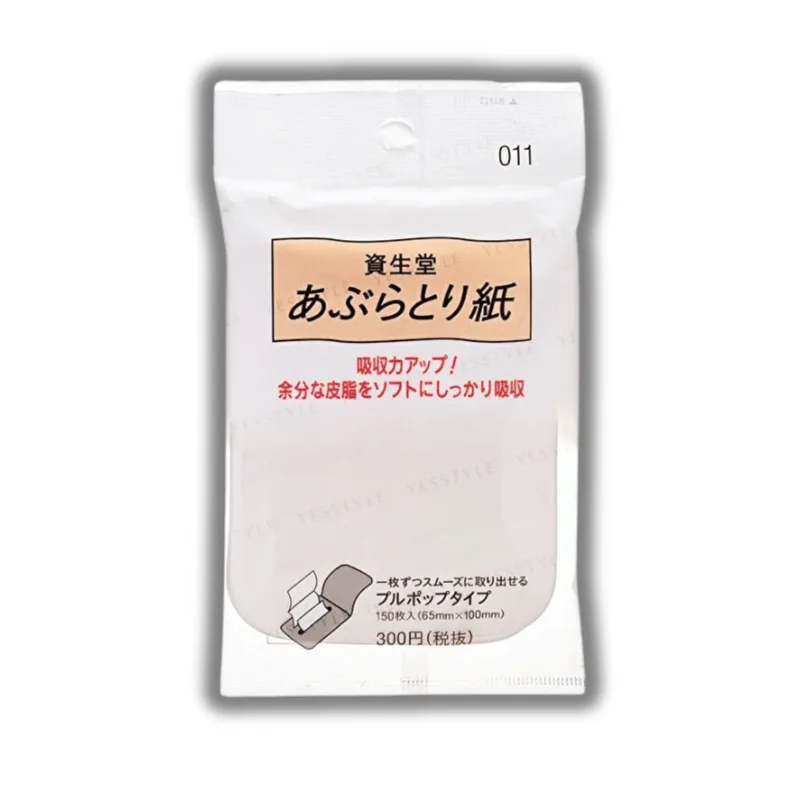 Papel Absorvente De Óleo Shiseido 011 (150 Folhas)
