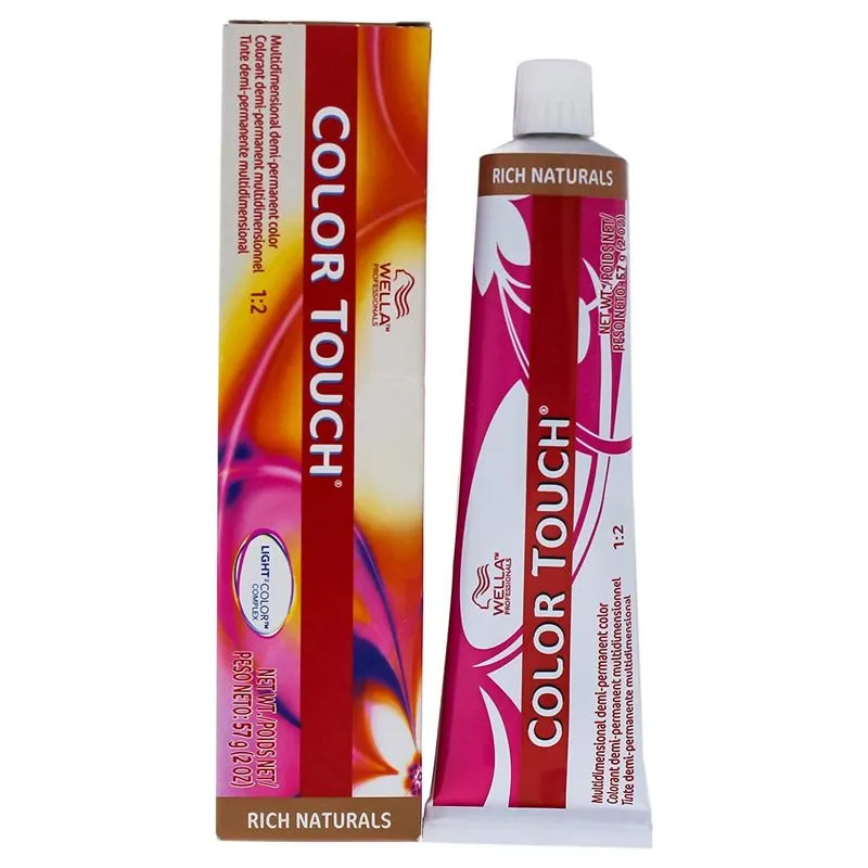 Cor De Cabelo Wella Color Touch Rich Naturals 7/3 Medium Blonde