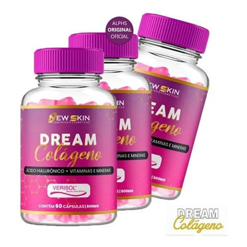 Suplemento Dream Colágeno Original 3x - Nutrição Equilibrada