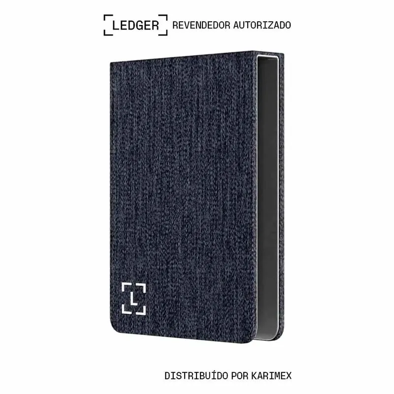 Ledger Flex Magnet Folio Proteção para Carteiras de Criptomoedas com Tela Touch Cinza Corporativo