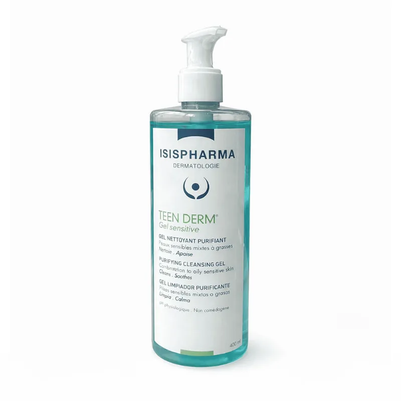 Teen Derm Gel Sensitive - Isispharma 400 ml