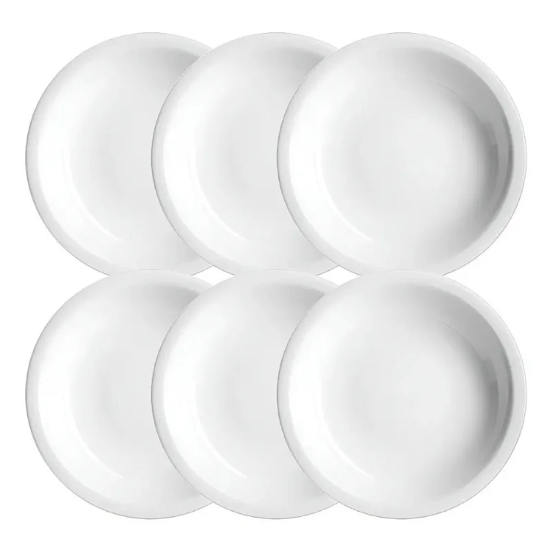 SET X 6 PLATO HONDO LINEA RECTA (000377)