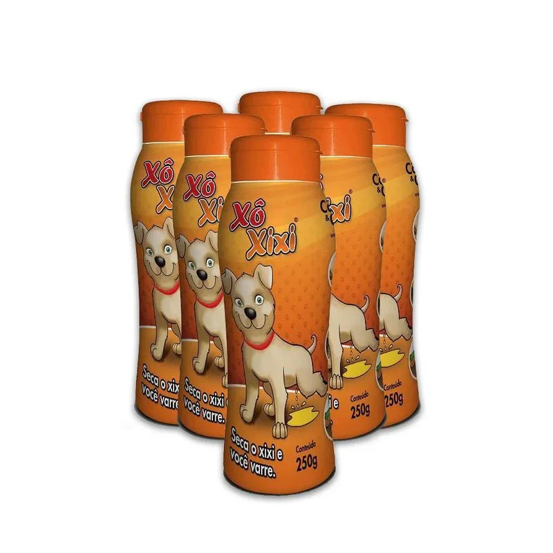 Xô Xixi® Pó Higiênico Para Cães E Gatos Caixa Com 6 Unidades