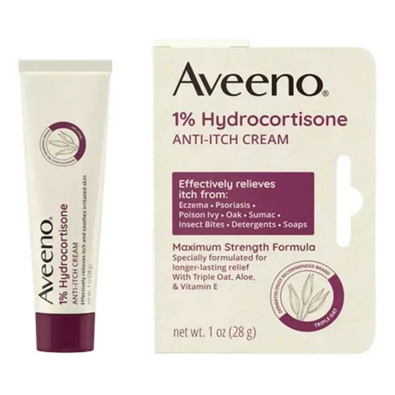 Aveeno Active Naturals 1% Hidrocortisona Anti-itch Creme 1