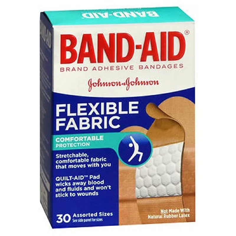 Ataduras De Tecido Flexível Band-aid Sortidas 30 Cada Por Band-aid (pacote Com 2)