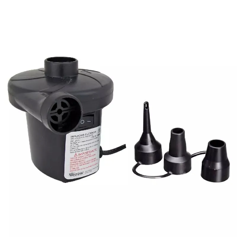 Bomba infladora Eletrico 220v inflar desinflar Western