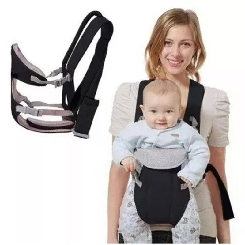 Carregador Porta Bebê Mamãe Canguru ImportWay Preto