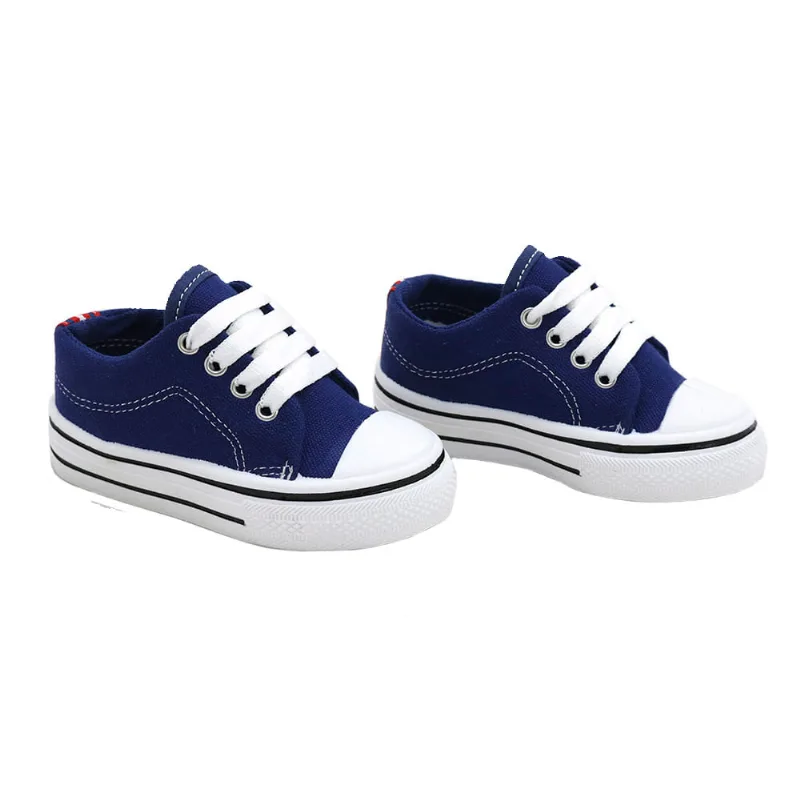 Zapatillas Bebe Con Puntera Con Cordones.