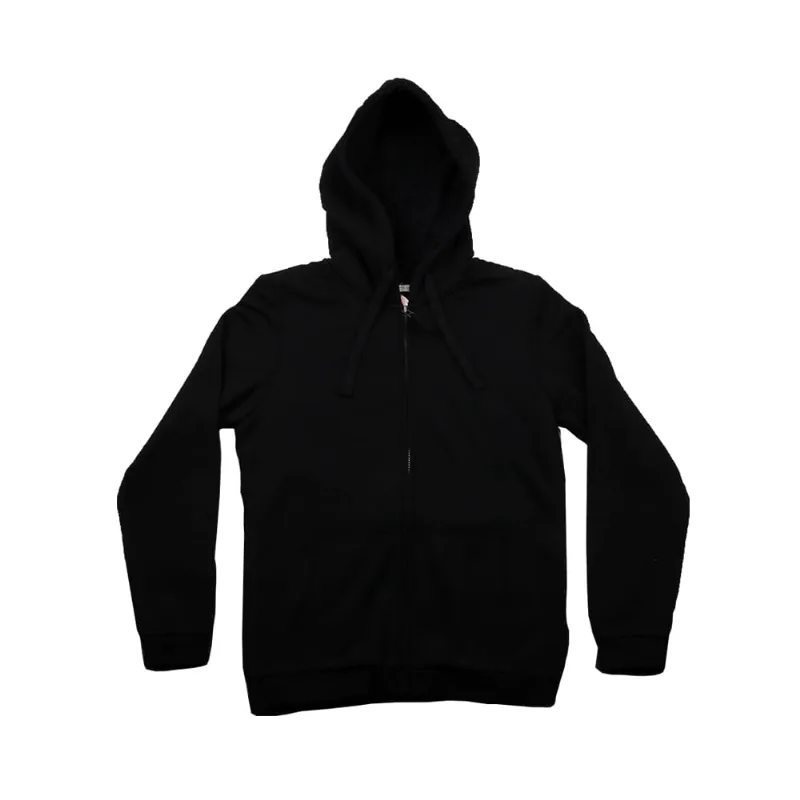 Campera Mujer Canguro Sherpa Negro - I19