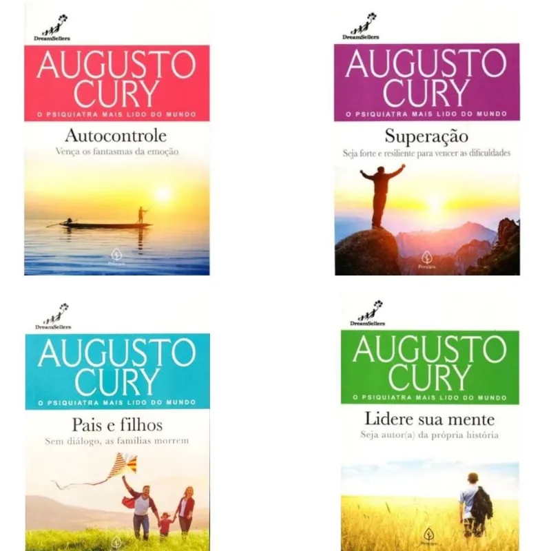 Kit Augusto Cury - Emoções (4 Livros) Principis