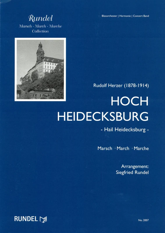 ハイデックスブルグ万歳／Hoch Heidecksburg Marsch (The Watch Tower March) 楽譜