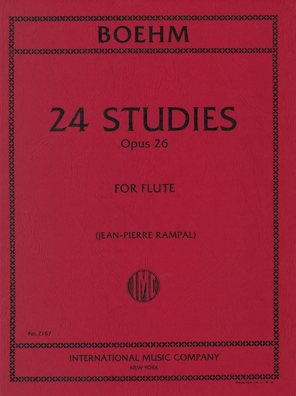 24のカプリス Op.26（フルートソロ）／24 Studies Opus 26 (Flute) 楽譜