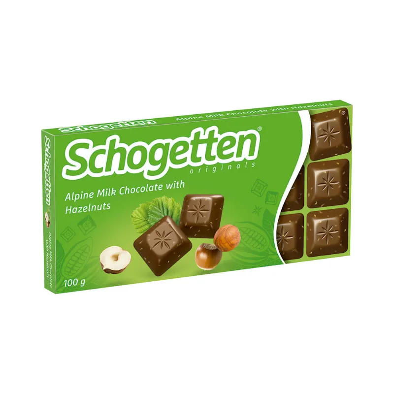 Bombones Chocolate C/ Leche Alpina Avellanas 100 Gr Schogetten