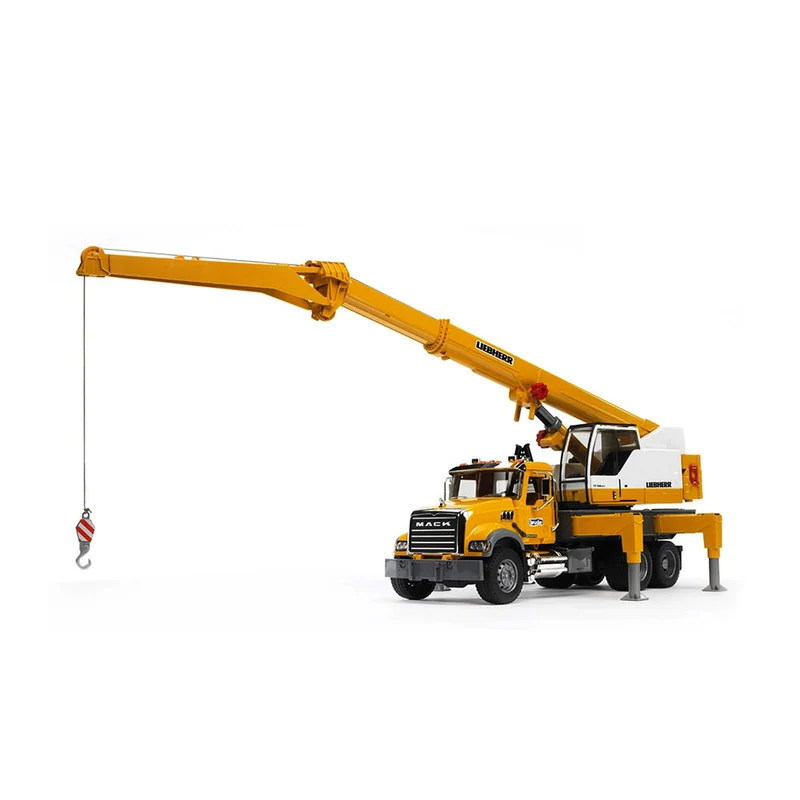 Bruder Licensed 1:16 Scale Mack Granite Liebherr Crane Truck Model Toy Above Toys