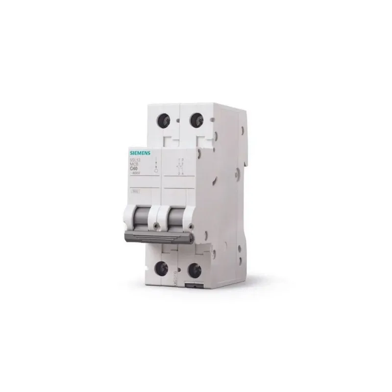 Disjuntor 2P 4A C 3Ka 5Sl1 Nbr Nm 60898-1 5SL12047MB Siemens 4A
