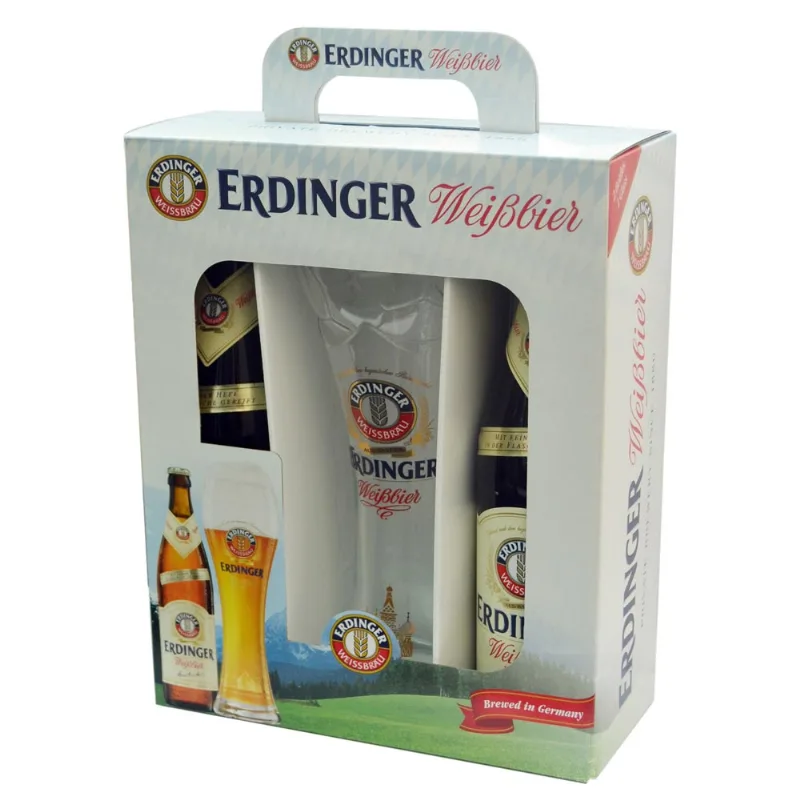 Pack Erdinger Mundial 2 Cervezas + 1 Vaso