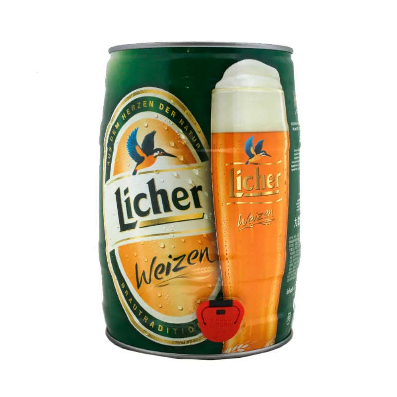 Cerveza De Trigo Licher Barril 5l