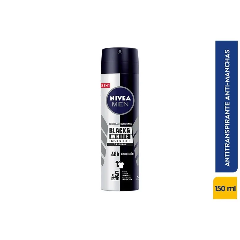 Desodorante Nivea Invisible Black & White Original 150 Ml