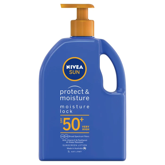 Nivea Sun Protect & Moisture SPF50+ Pump Lotion 1000ml/33.8oz 1000ml/33.8oz