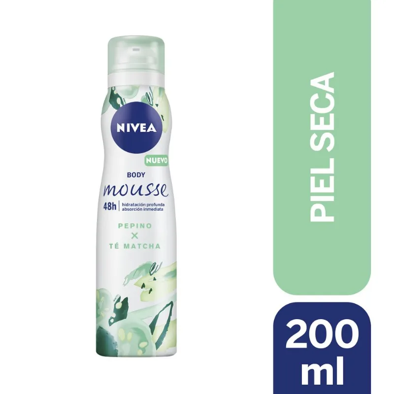 Body Mousse Corporal Pepino y Té Matcha 200 ml