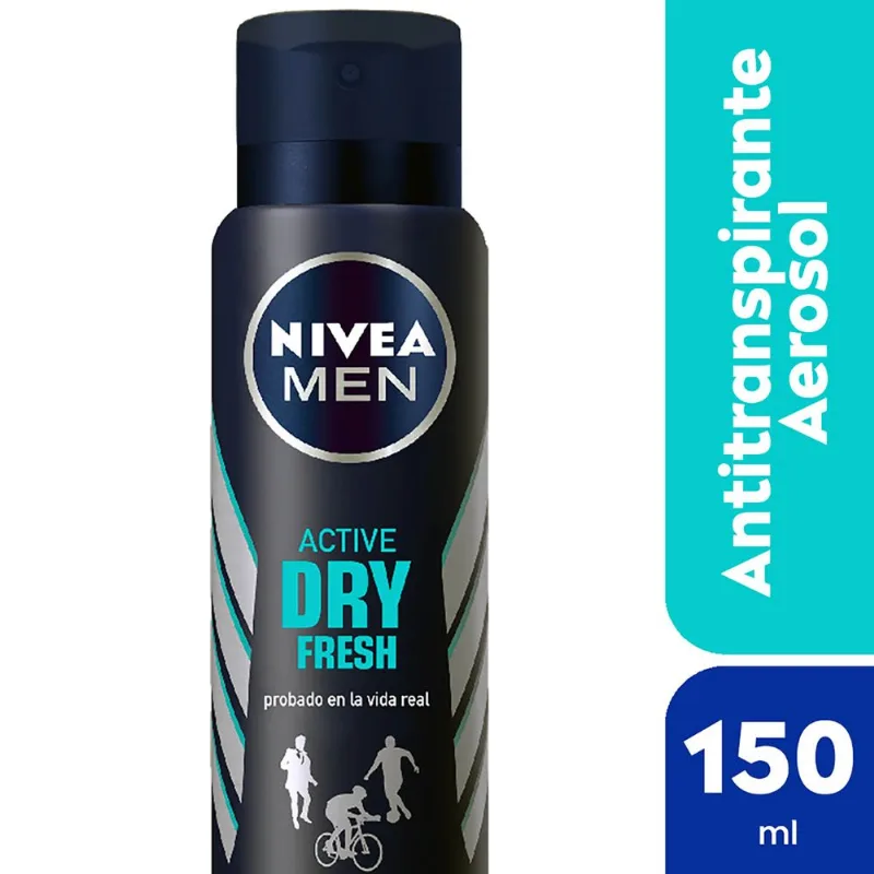Desodorante antitranspirante Nivea men dry fresh spray 150 ml.
