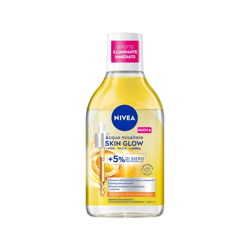 Nivea Acqua Micellare Bifase Skin Glow 400ml