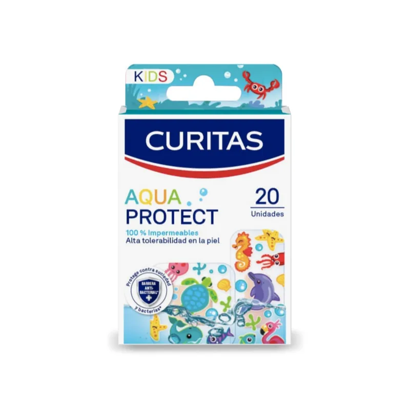 Apósitos Curitas Aquaprotect Kids x 20 un