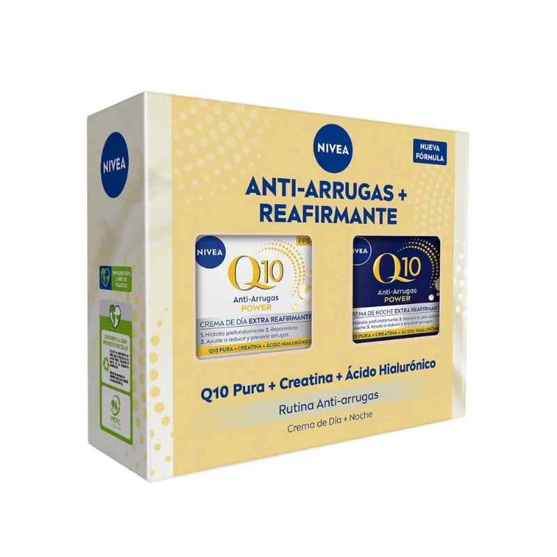 Pack Rutina Nivea Q10 Anti-Arrugas Día 50 ml + Noche 50 ml