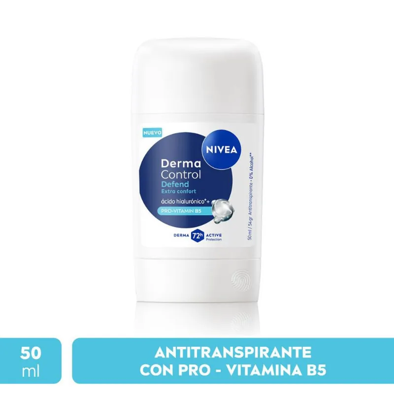 Desodorante Barra Nivea Black & White Derma Control Defend 50 g