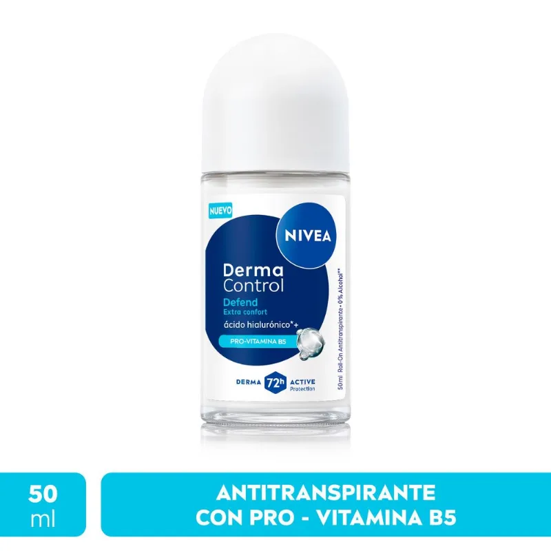 Desodorante Roll On Nivea Derma Control Defense 50 ml