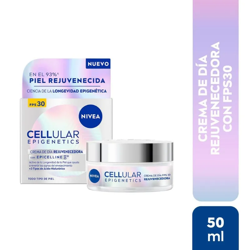 Crema de Día Nivea Face Care Epigenetic Rejuvenecedora FPS30 50 ml