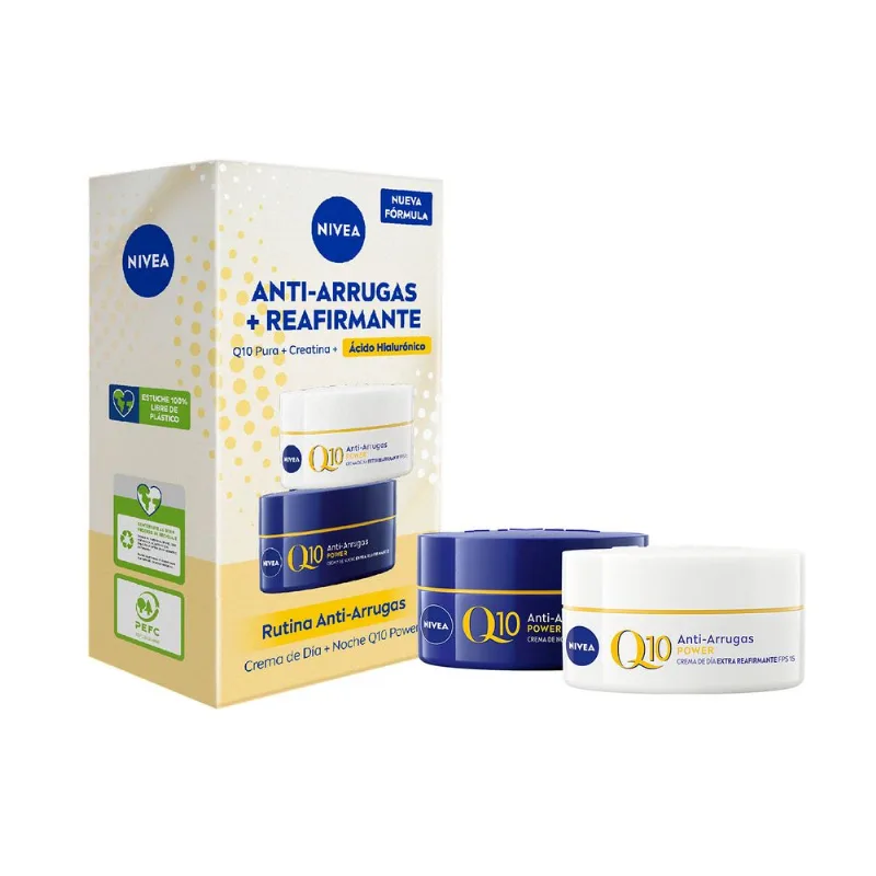 Pack Nivea Q10 Power Crema Facial Día 50 ml + Crema Facial Noche 50 ml