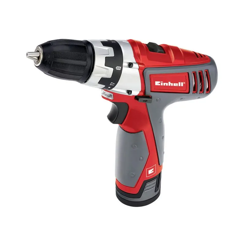 Parafusadeira - Furadeira à Bateria Einhell com 9 Acessórios Bivolt