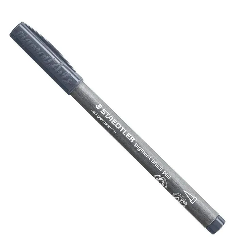 Caneta Marcador Pigment Blush Cool Grey Dark Staedtler