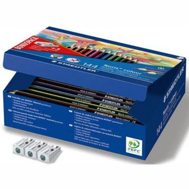 Staedtler Noris Colour Pencils Assorted Classpack 144 SuperOffice