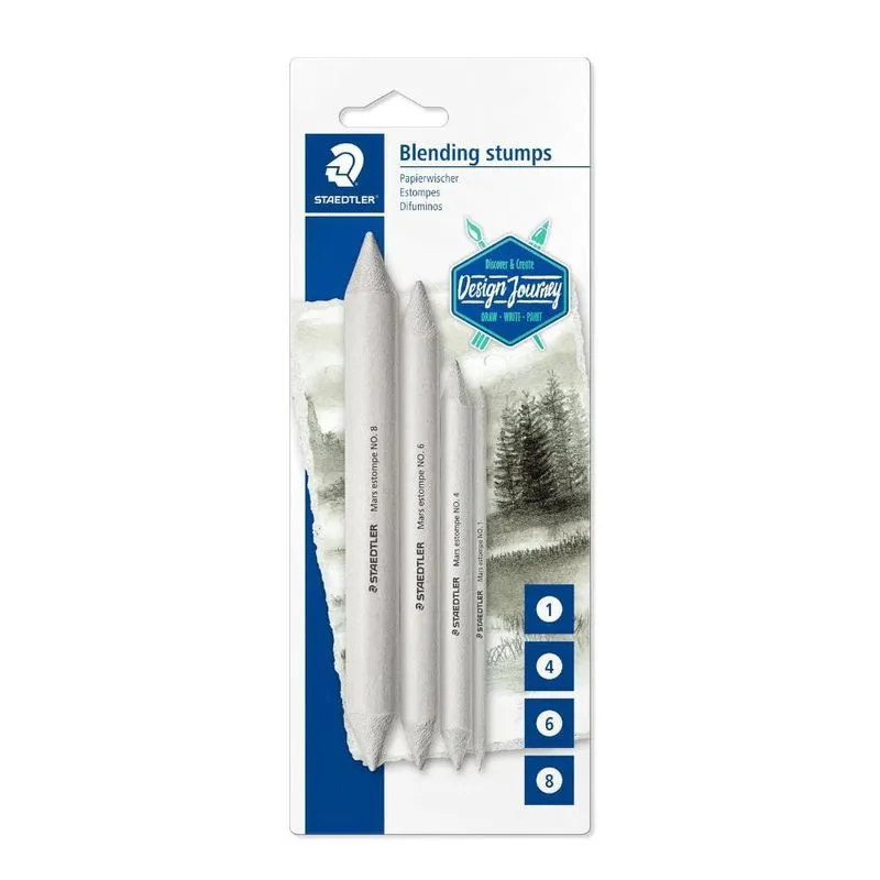 Kit Esfuminho Staedtler Com 4 Peças