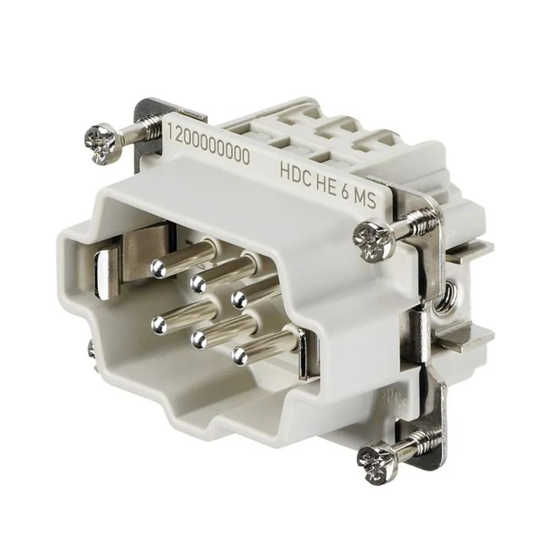Miolo Plug Multipolar 6P Hdc He 06 Ms 1200000000 Conexel