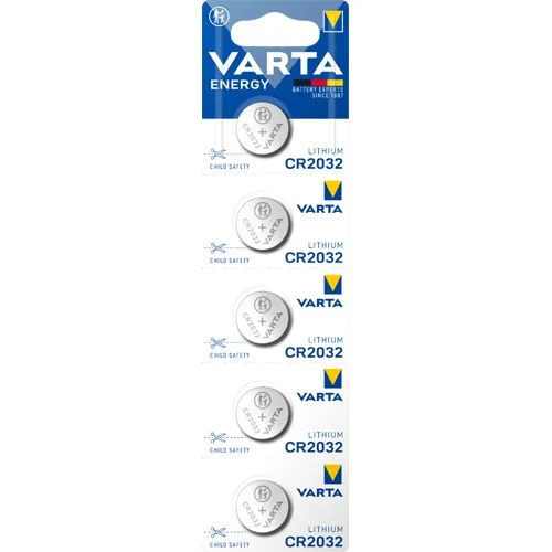 Pilha de Lítio Botão Varta CR2032 - 5 Unidades