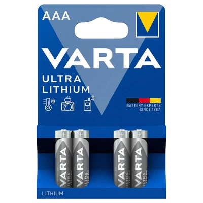 Varta Ultra Lithium baterija AAA / Micro, 4 komada