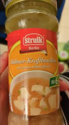 Hühner-Kraftbullion mit zartem Hühnerfleisch
