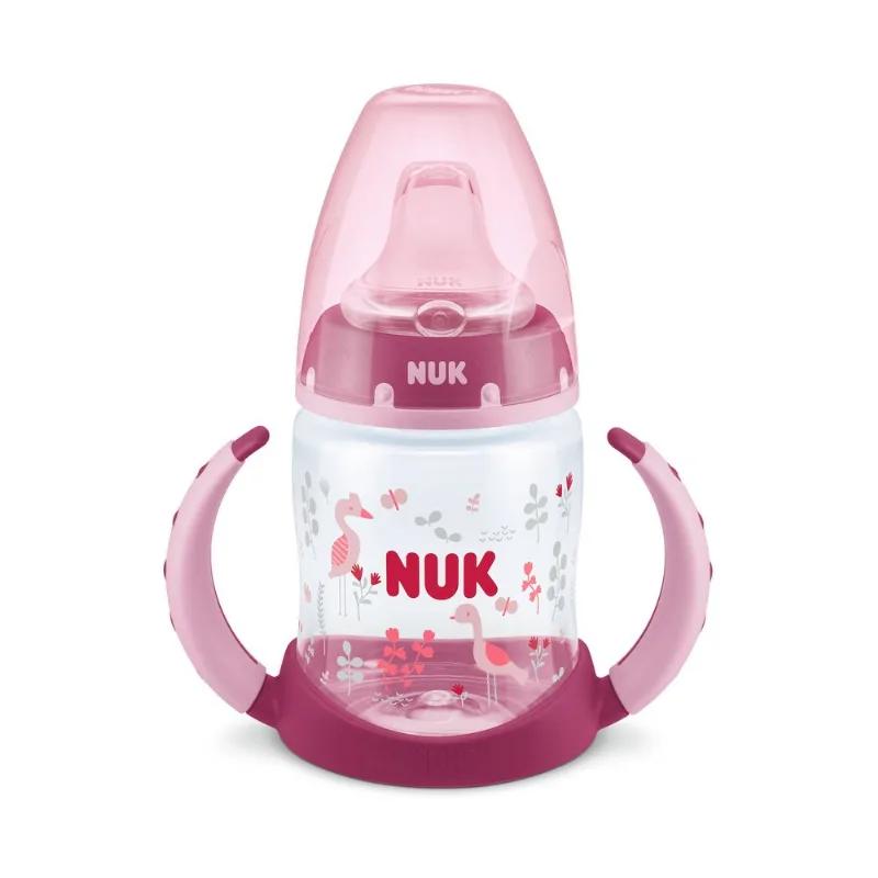 Vaso NUK aprendizaje first choice x 150 ml. aves fucsia