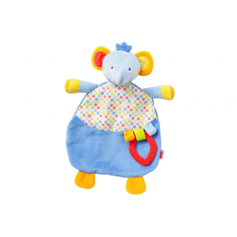 Naninha com mordedor NUK-Elephant Azul