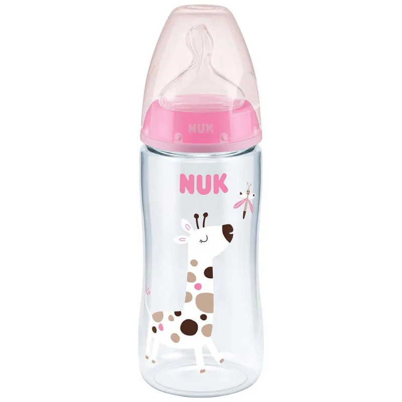 Biberón NUK First Choice PP Niña Rosado 300ml
