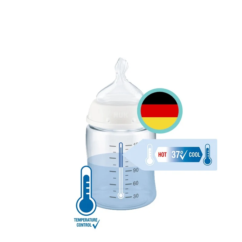 NUK Premium Choice PPSU Temperature Control Bottle with Silicone Teat 150ml Dots