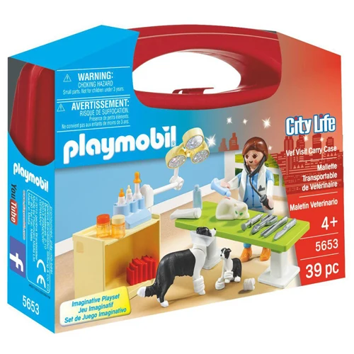 Playmobil 5653 Carrying Case Small "Vet"